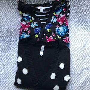 Bundle of Girls Cardigans size M and L
